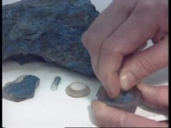 UK: LONDON: NEW MINERAL DISCOVERED IN MOROCCO News Clip