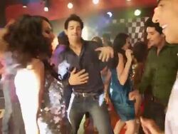 Group of people dancing in a nightclub Stock Footage