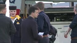 CLEAN : World Cup: German squad leaves for Brazil News Clip
