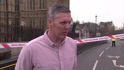 Interview with witness who offered first aid to PC Keith Palmer, who was fatally stabbed during the Westminster terror attack News Clip