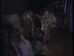 ITALY: AVIANO: US TROOPS LEAVE FOR POSSIBLE MISSION TO ZAIRE UPDATE News Clip