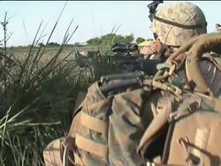 US marines in grueling sun for July 4  in Taliban held territory News Clip