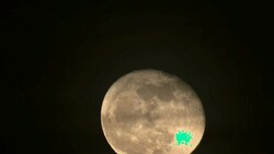 Full Moon Rising Time Lapse Stock Footage