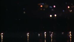 Floating diyas sparkle during India's Diwali celebration. Stock Footage