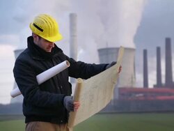 Surveyor Site Inspection Stock Footage