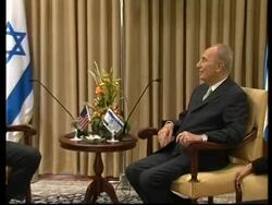 Barack Obama meets Israeli President Shimon Peres News Clip