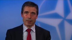 NATO takes command of aerial operations over Libya, Rasmussen News Clip