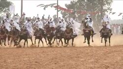 CLEAN : Libya Traditional horses festival in support of reconciliation News Clip
