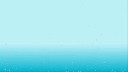 Water bubbles rise against an aqua-blue gradient Stock Footage