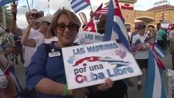 CLEAN : Cubans in the exile demands freedom for Cuba News Clip