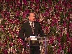 SPEECH: Tom Hanks on Stanley Kubric at LACMA Hosts 2012 Art + Film Gala Honoring Ed Ruscha And Stanley Kubrick Presented By Gucci Stock Footage