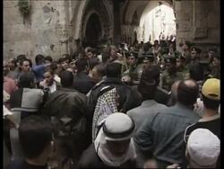 WEST BANK: GAZA: PRAYERS AT AL-AQSA MOSQUE News Clip