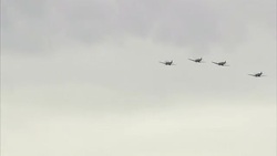 Spitfires at Battle of Britain 75th Anniversary News Clip
