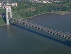 George Washington Bridge Stock Footage