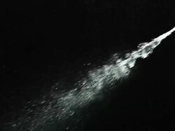 MS SLO MO Shot of shower spraying water out / United Kingdom Stock Footage