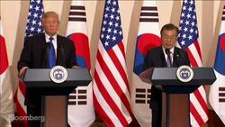 Moon Calls for N. Korean Dialog With U.S., S. Korea News Clip