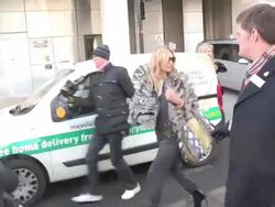 Kate Moss at Comic Relief Celebrity Sightings Stock Footage
