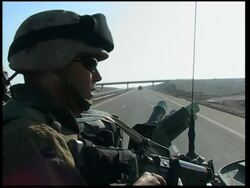 Smoke over skyline, raids, marines News Clip