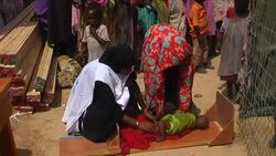 Local volunteer medics set up clinic to treat famine victims News Clip