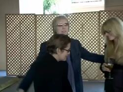 Announcement of the Elizabeth Taylor Endowment Fund for Long-Time AIDS Advocate By UCLA Stock Footage