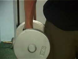 Dumbell Weight Stock Footage