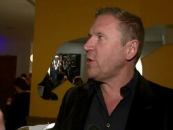 INTERVIEW - Renny Harlin talks about watching Ben Hur and Spartacus when he was growing up and being a fan of greek mythology at The Legend of Hercules Screening Stock Footage