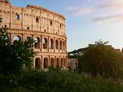 The Coliseum of Rome Stock Footage