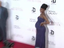 Yaya Alafia, Joshua Bee Alafia at 'The Butler' New York Premiere in New York, NY, on 8/5/13. (Getty Images Entertainment Video) Stock Footage