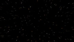 Fly through particles loop Stock Footage