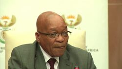 South Africa President Jacob Zuma comments on Zimbabwe election, Theron on fight against HIV News Clip