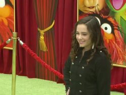 Mary Mouser at the The World Premiere of Walt Disney's 'The Muppets' at Hollywood CA. (Footage by WireImage Video/Getty Images Entertainment Video) Stock Footage