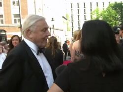 Sir David Attenborough On BAFTA Red Carpet News Clip