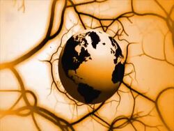 spinning globe loop Stock Footage