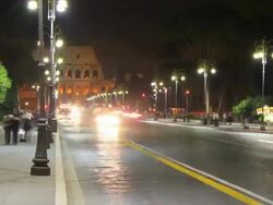 Colosseum time lapse video Stock Footage