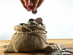 Save your money for investment Stock Footage