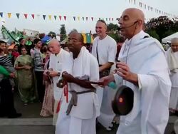 Janmashtami Festival The Largest Hindu festival Outside India Stock Footage