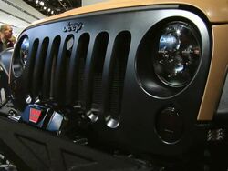 2012 Jeep Wrangler Sand Trooper montage Stock Footage