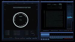 Control panel futuristic design of HUD screen display Stock Footage