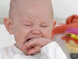 HD: Baby Boy Crying Stock Footage