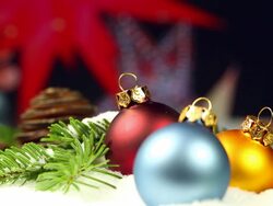 Christmas Baubles Stock Footage