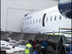 WRAP Rwandan plane crashes at airport, one dead News Clip
