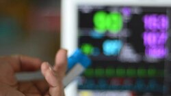 Vital signs monitor Stock Footage