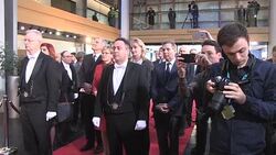 CLEAN : Justin Trudeau talks up trade in Europe News Clip