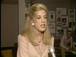 Tori Spelling Youth Aids Award Stock Footage