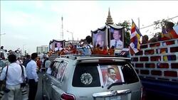 CLEAN : Thousands in funeral march for slain Cambodia activist News Clip