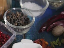 Exotic Spices Stock Footage