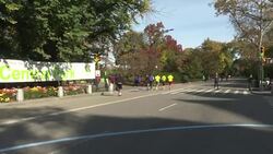 CLEAN : Blind runner raising funds and awareness at New York marathon News Clip