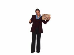 HD: Businesswoman Looking For Work Stock Footage