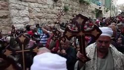CLEAN : Orthodox Christians celebrate Good Friday in Jerusalem News Clip