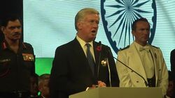 UK defence secretary praises contribution of troops who fought in WWI News Clip